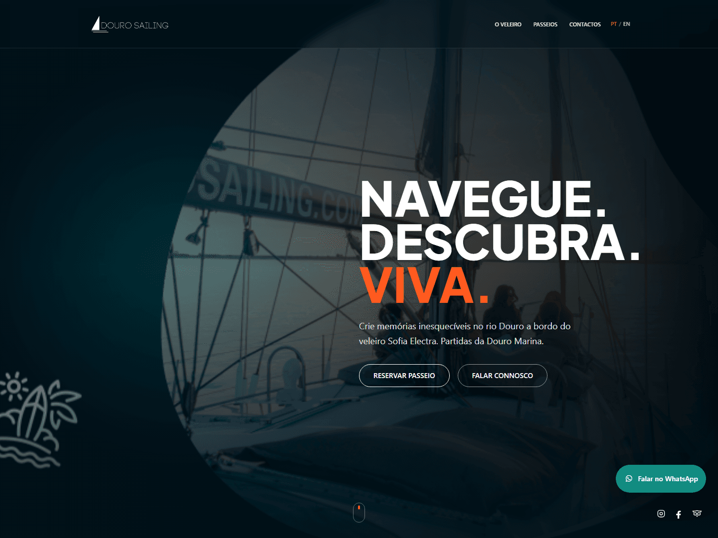 Douro Sailing — Passeios de veleiro no rio Douro, no Porto.