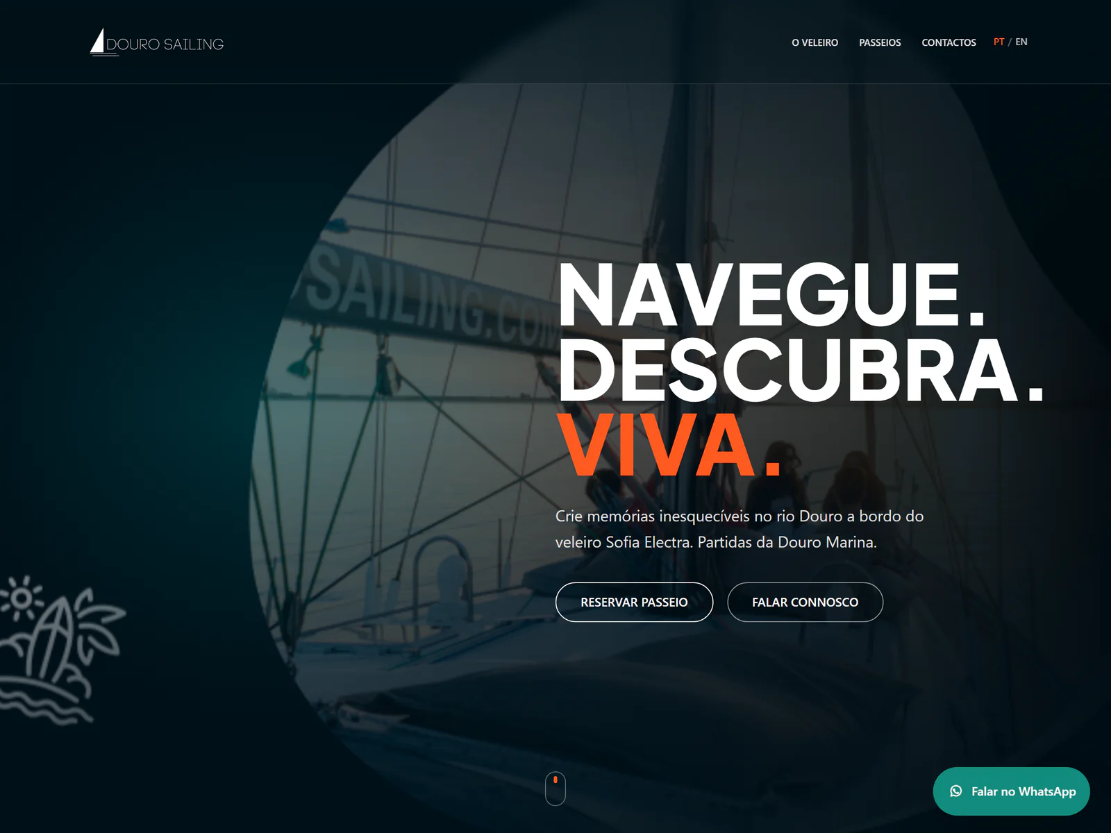Douro Sailing — Passeios de veleiro no rio Douro, no Porto.