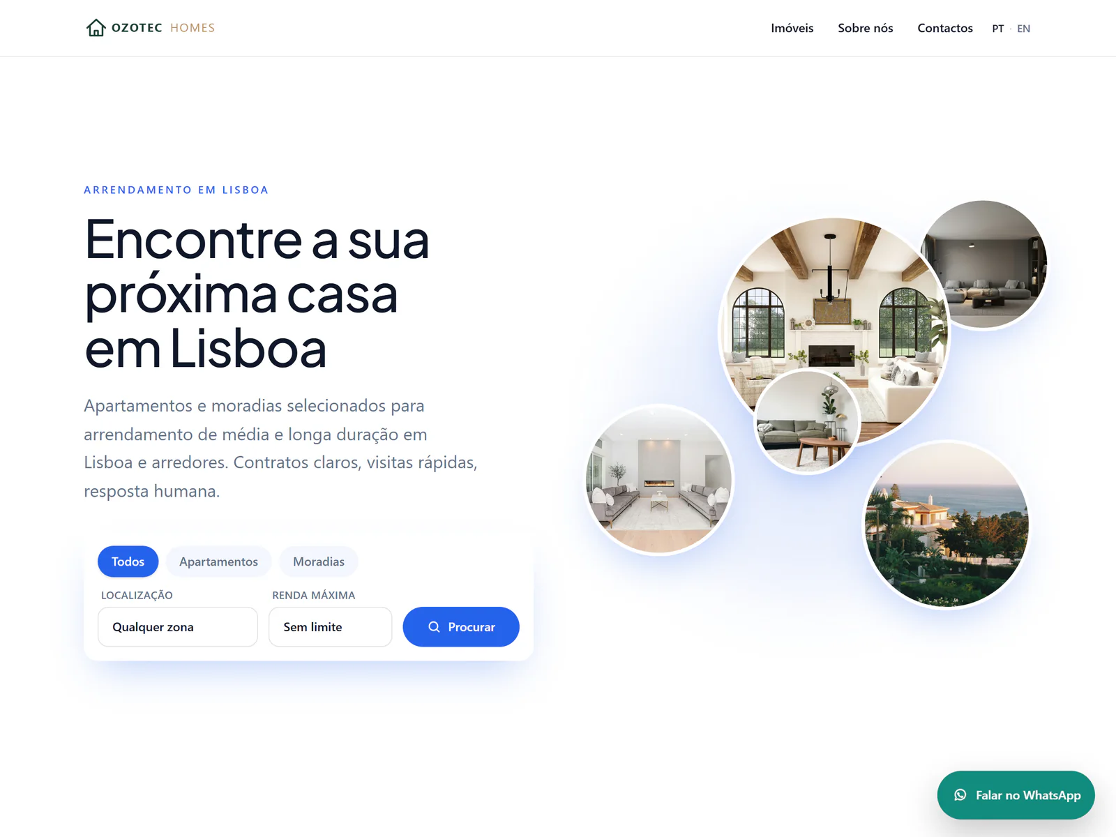 Ozotec Homes — Imóveis e casas com listagens sempre atualizadas.